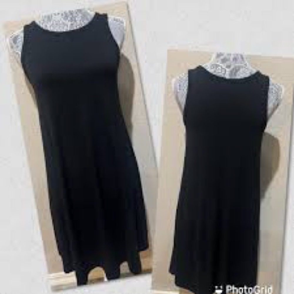 XXL Old Navy Black Swing Tank Dress
